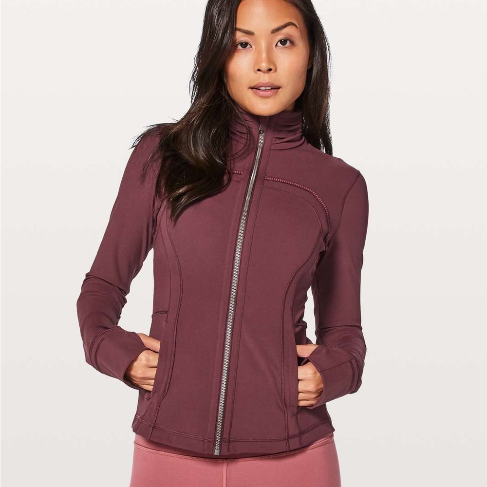Lululemon Define Jacket Special Edition SZ 8 Burgundy